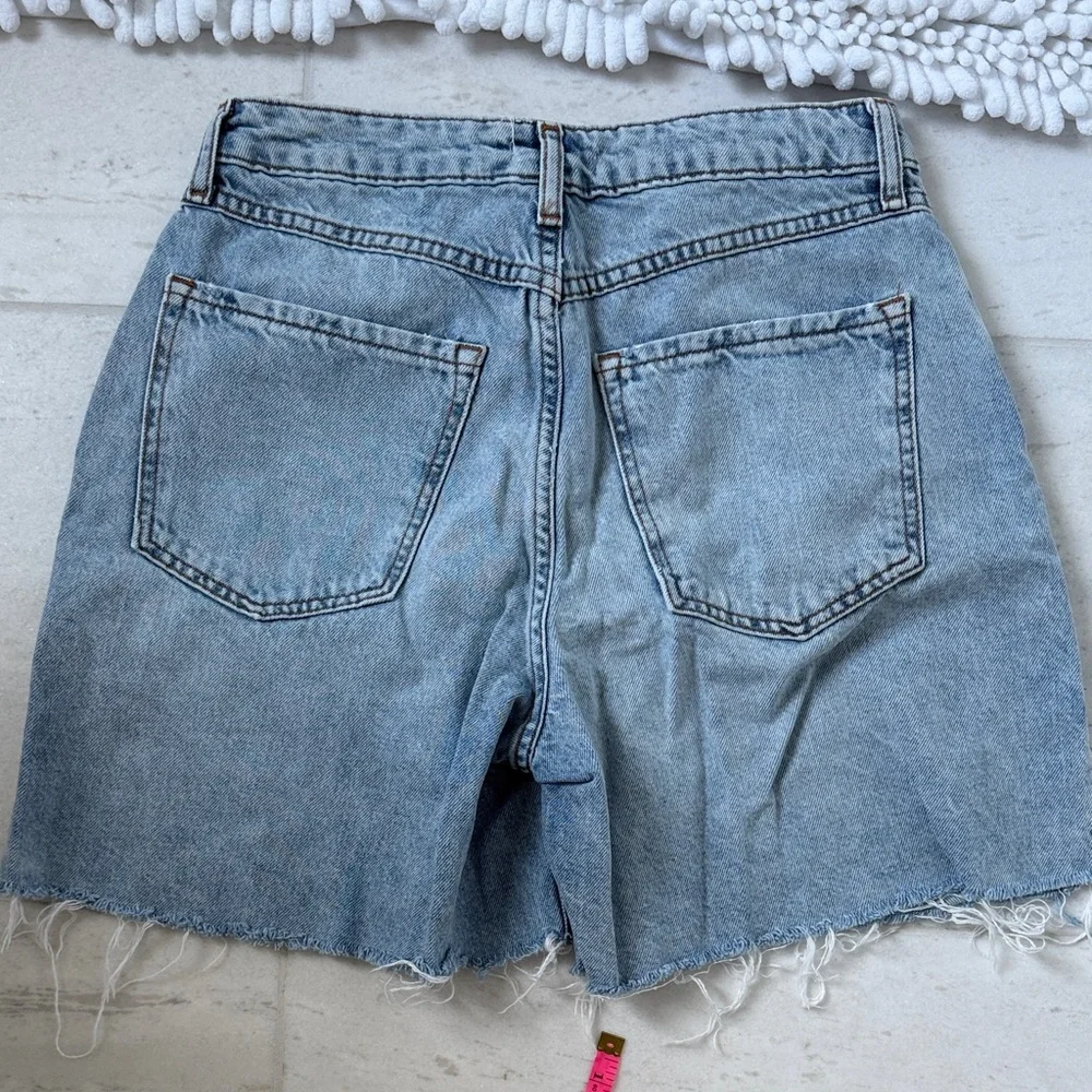 Forever 21 Light Blue Jean Shorts